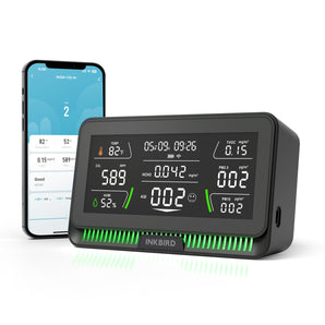 Wireless 10-in-1 Air Quality Monitor IAQM-129-W