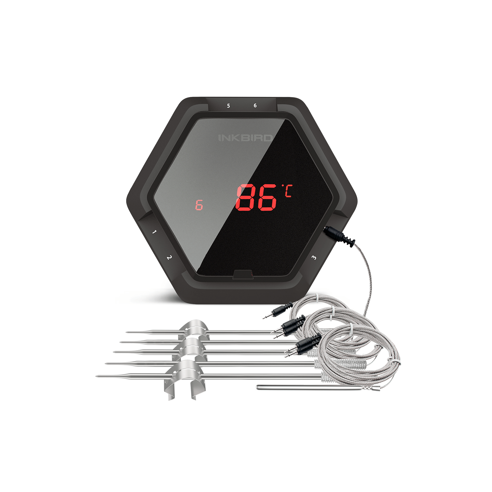 Thermomètre de barbecue Bluetooth INKBIRD avec 6 sondes IBT-6XS