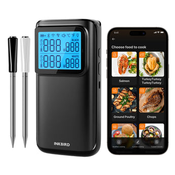 INT-12E-BW Smart Cooking Thermometer Right