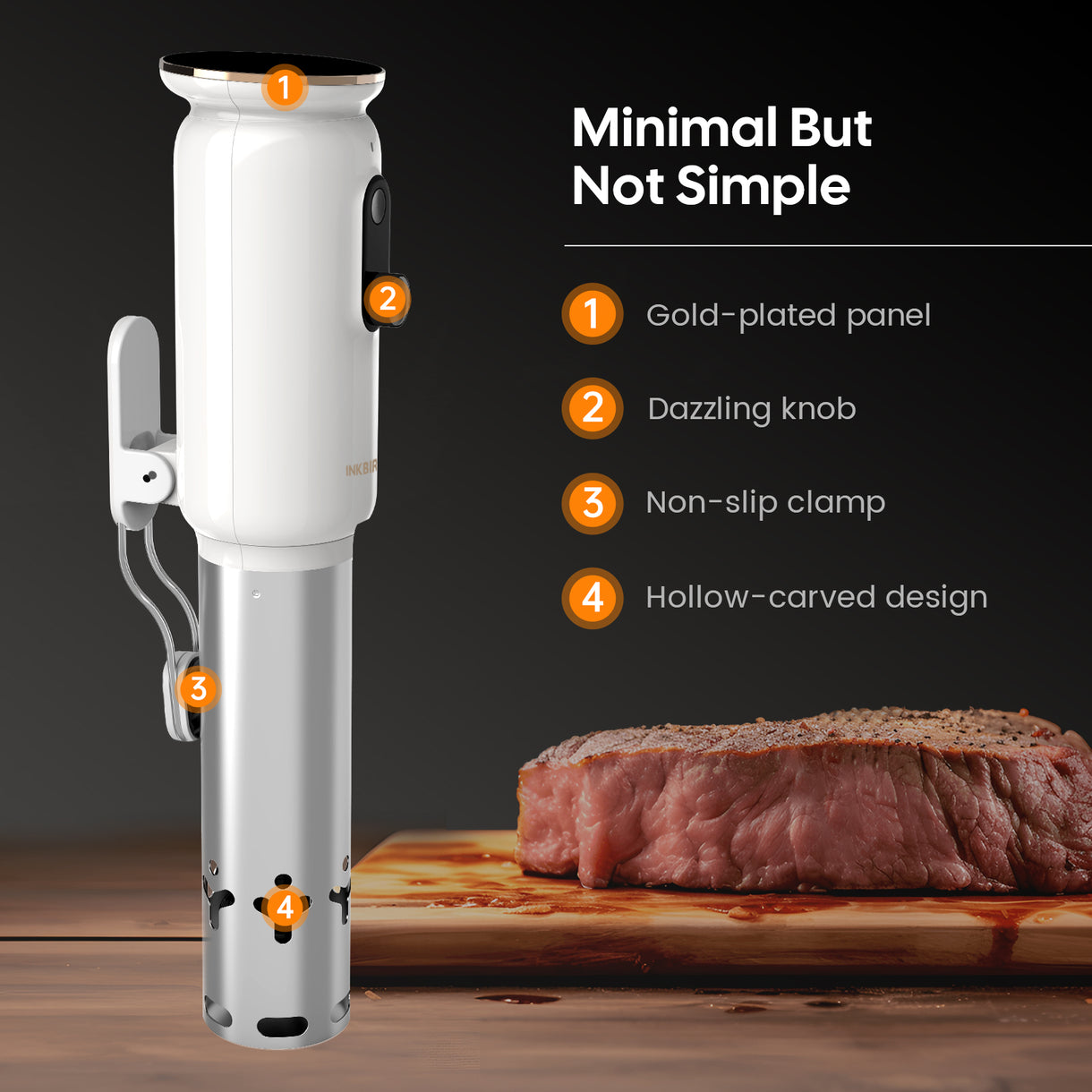 INKBIRD WiFi Sous Vide Cooker 1000W Immersion Circulator ISV-101W