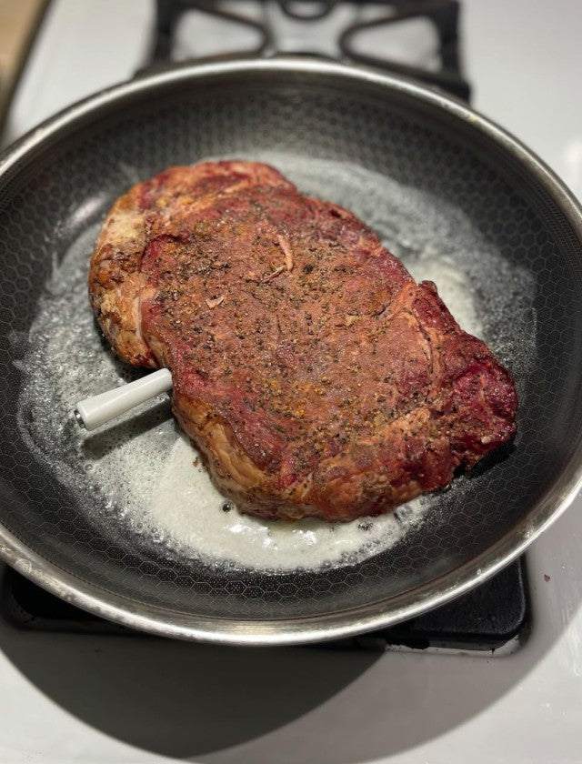 Pan-Searing Steak with INT-12-BW