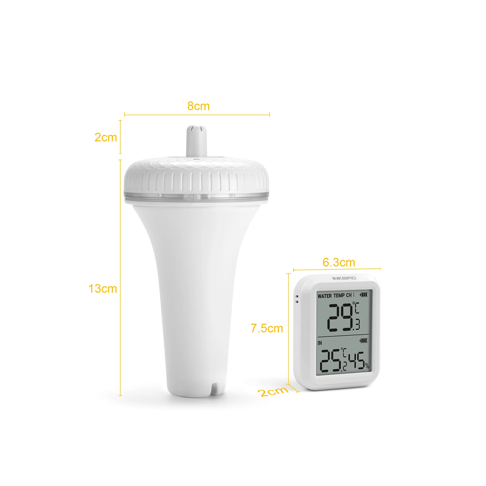 Conjunto De Termómetro De Piscina Sem Fios IBS-P01R Com Gateway WIFI I Pool Thermometer Ibs M1 Ibs P01r Upgraded Version Conjunto De Termómetro De Piscina Sem Fios IBS-P01R Com Gateway WIFI I Pool Thermometer Ibs M1 Ibs P01r Upgraded Version