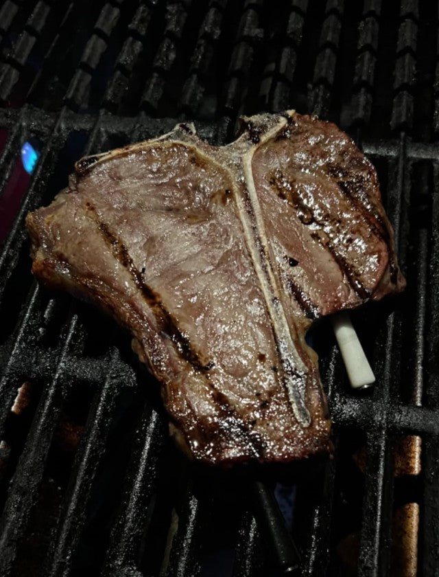 Smoked T-Bone Steak with INT-12-BW