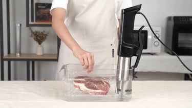Submerge Steak in Water Bath