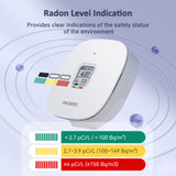 Visible Radon Level Indication