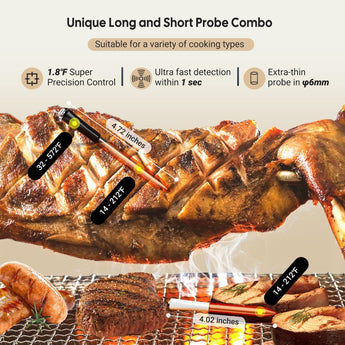 WiFi & Bluetooth Meat Thermometer INT - 12 - BW - INKBIRD