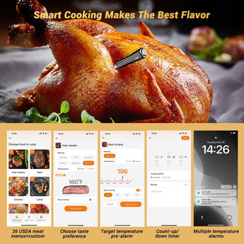 WiFi & Bluetooth Meat Thermometer INT - 14 - BW SALE - INKBIRD