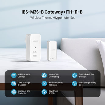 Wireless Thermo-Hygrometer Set Features