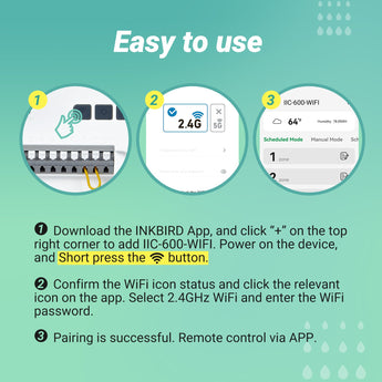 6 - Zone Sprinkler Controller IIC - 600 - WIFI - INKBIRD