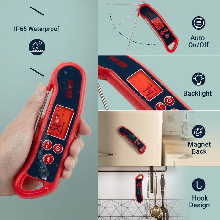 Instant Read Foldable Food Thermometer BG-HH2P