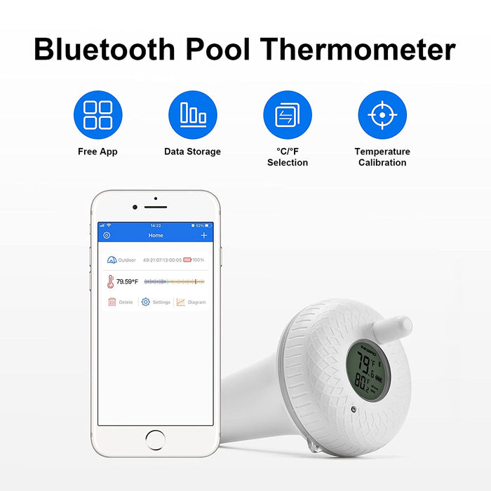 Bluetooth Pool Thermometer IBS-P01B