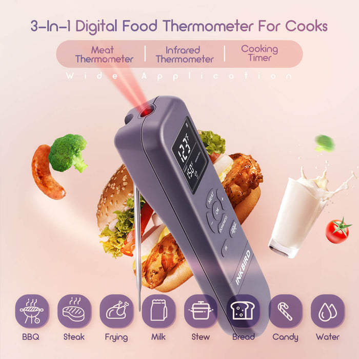 3-In-1 Multifunctional Food Thermometer IHT-1M — INKBIRD
