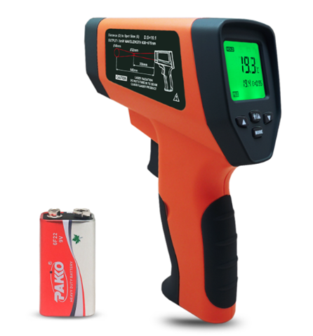 Infrared Thermometer Temperature Gun INK-IFT03 Orange / Factory in China