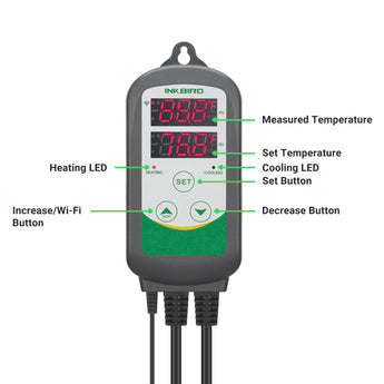 Digital Temperature Controller ITC - 308 WIFI With Aquarium Probe - INKBIRD