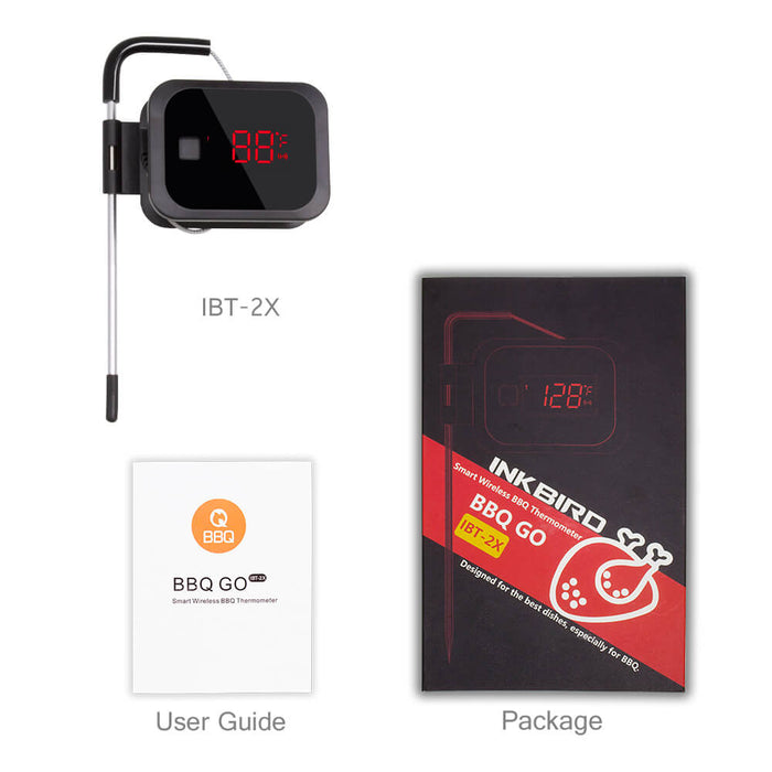 inkbird bbq thermometer IBT-2X one probe package