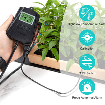 IPT-2CH Reptile Thermostat Features