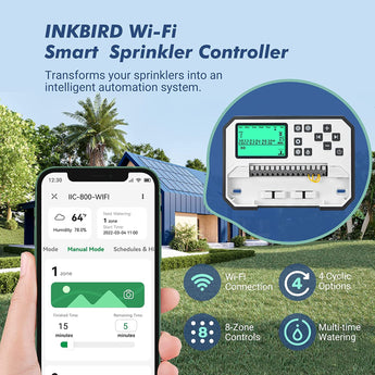 WiFi Smart Sprinkler Controller with App